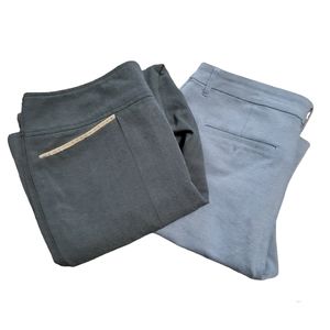 2 pair of size 14 pants Larry Levine Stretch and Christopher & Banks